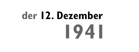 der 12. Dezember 1941