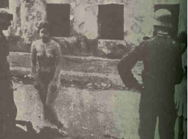 Nazis strip women prisoners