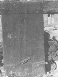 Gas chamber door: outer side