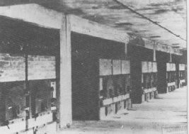 Furnaces in an Auschwitz-Birkenau crematorium