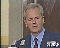 President of the FR of Yugoslavia Slobodan Milosevic