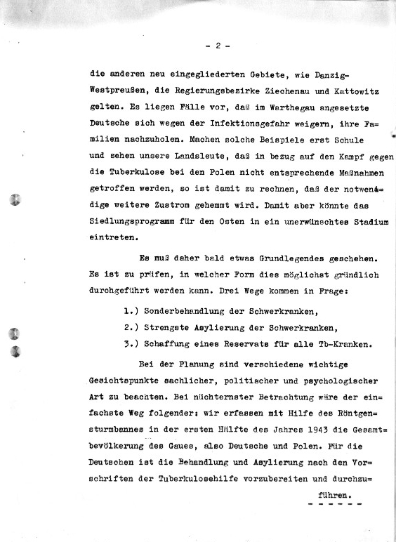 Fac-Simile: Blome à Greiser le 18 novembre 1942, page 2