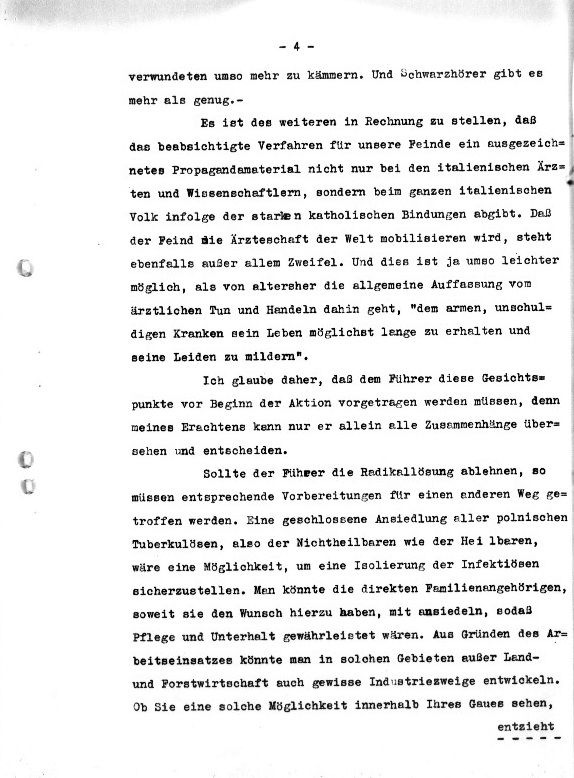 Fac-Simile: Blome à Greiser le 18 novembre 1942, page 5
