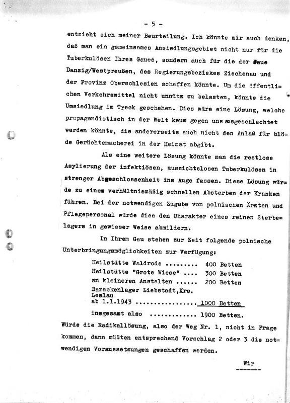 Fac-Simile: Blome à Greiser le 18 novembre 1942, page 6