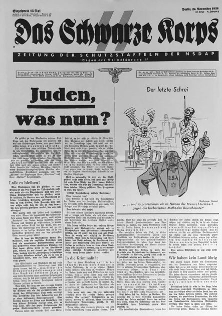 Scan Das Schwarze Korps, 4/11/1938 