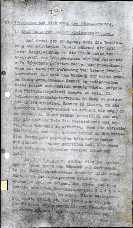 Scan page 2 des directives de Reichenau du 10 octobre 1941