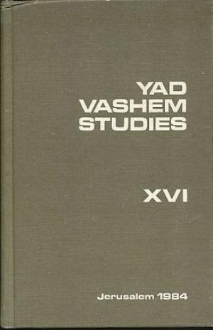 couverture Yad Vashem Studies