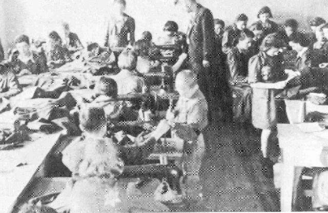 Children working