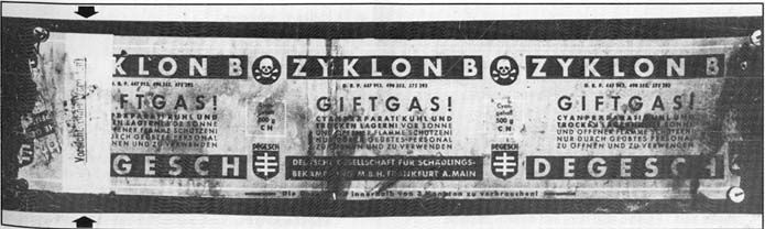 Zyklon B Label