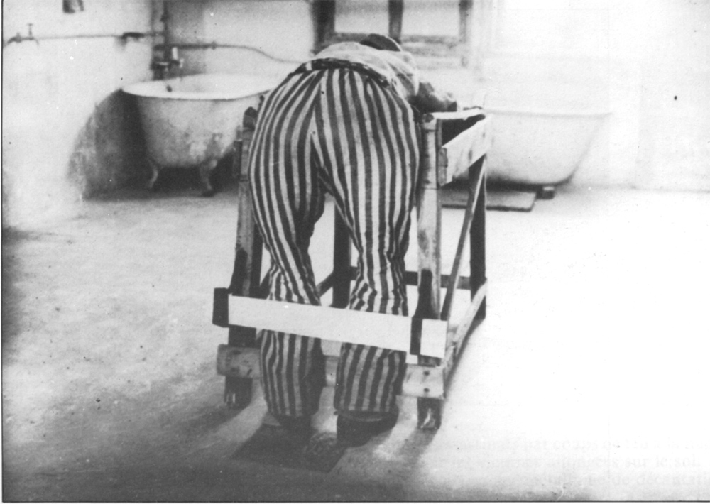 Caning victim