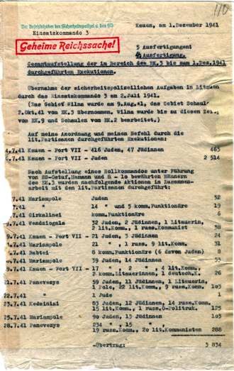 Scan page 1 du rapport Jäger