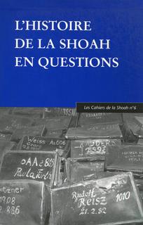 Couverture Cahiers de la Shoah