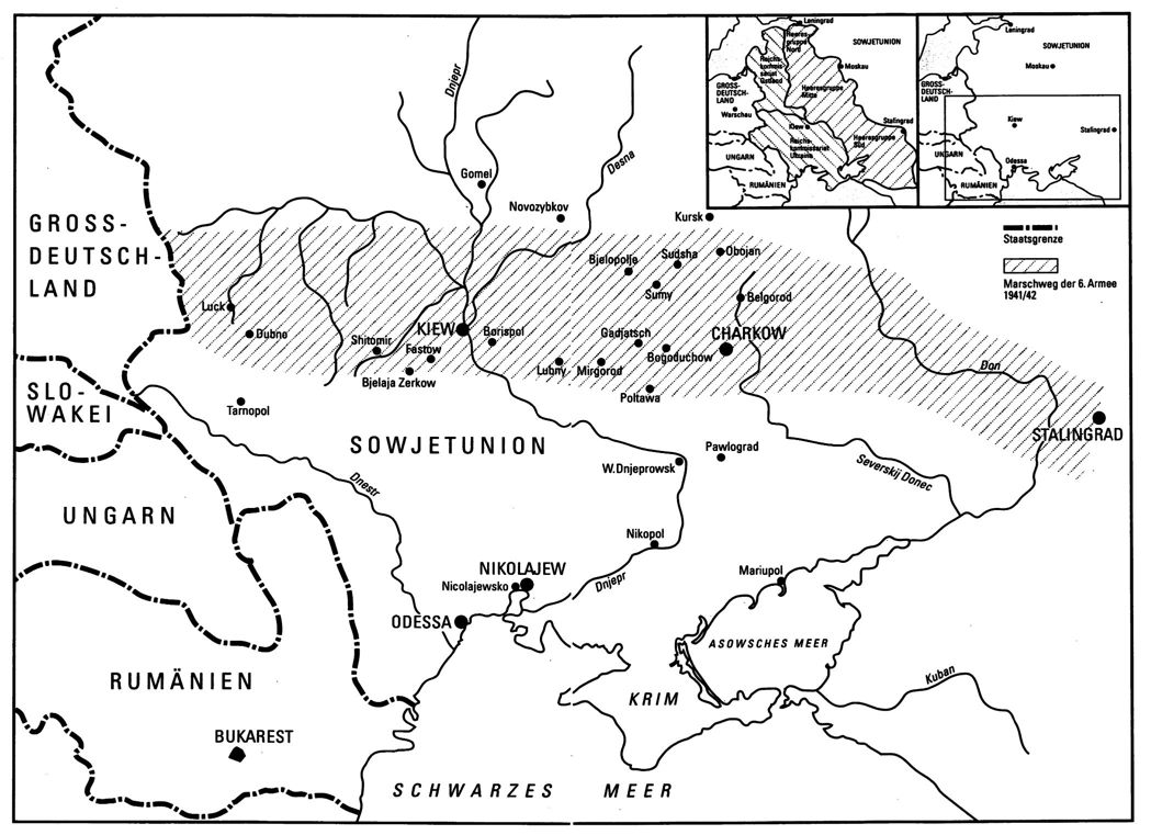 Carte de la Lituanie pendant la Seconde Guerre mondiale